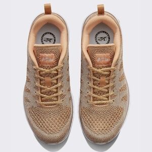 APL Techloom Pro Running Shoes Rose Gold Metallic Women's 6